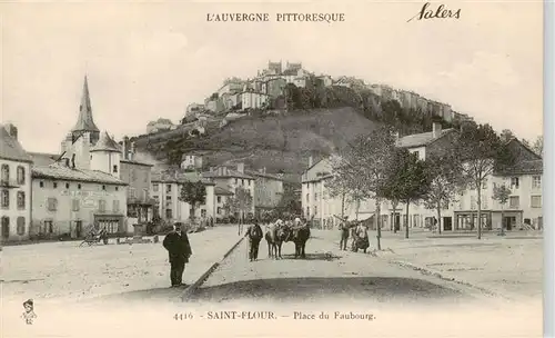 AK / Ansichtskarte  Saint-Flour_15_Cantal Place du Faubourg 