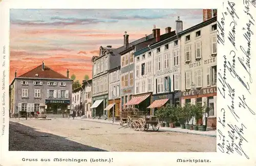AK / Ansichtskarte  Moerchingen_Morhange_57_Moselle_Lothringen Marktplatz 