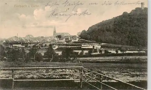AK / Ansichtskarte  Forbach_57_Moselle_Lothringen Panorama Feldpost 