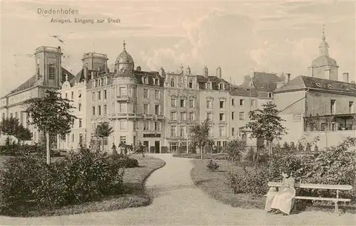 AK / Ansichtskarte  Diedenhofen_Thionville_57_Moselle Anlagen Eingang zur Stadt 