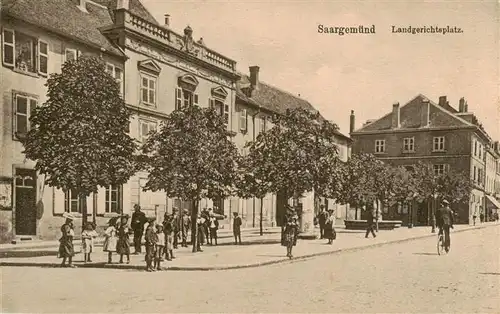 AK / Ansichtskarte  Saargemuend_Sarreguemines_57_Moselle Landgerichtsplatz 