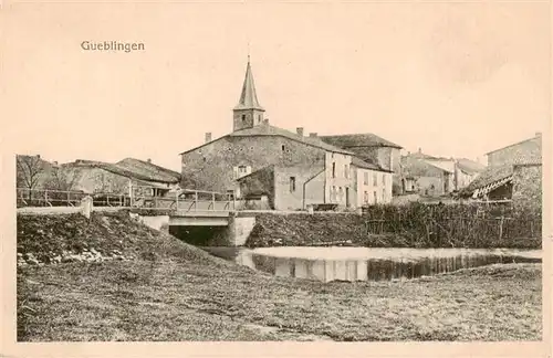 AK / Ansichtskarte  Gueblingen_Guebling_57_Moselle Ortspartie 