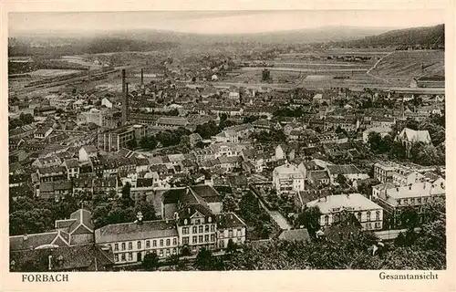 AK / Ansichtskarte  Forbach_57_Moselle_Lothringen Fliegeraufnahme 
