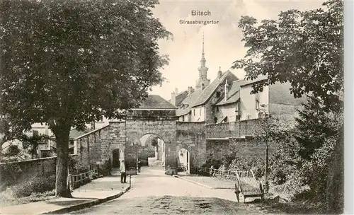 AK / Ansichtskarte  Bitsch_Bitche_57_Moselle_Lothringen Strassburgertor 