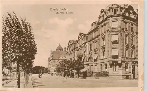 AK / Ansichtskarte  Diedenhofen_Thionville_57_Moselle St Peter Strasse Feldpost 