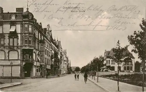 AK / Ansichtskarte  Diedenhofen_Thionville_57_Moselle Metzer Strasse Feldpost 