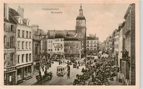 AK / Ansichtskarte  Diedenhofen_Thionville_57_Moselle Marktplatz 