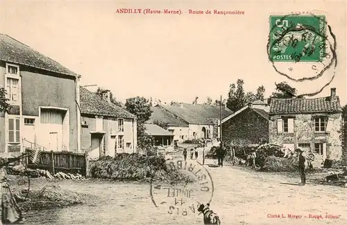 AK / Ansichtskarte  Andilly-en-Bassigny_52_Haute-Marne Route de Ranconniere 