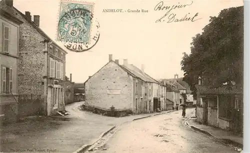 AK / Ansichtskarte  Andelot-Blancheville_52_Haute-Marne Grande Rue 