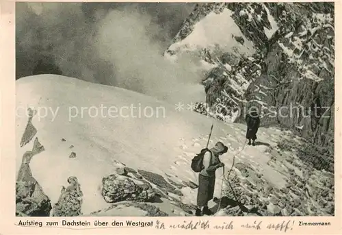 AK / Ansichtskarte  Bergsteigen_Klettern Dachstein Westgrat  