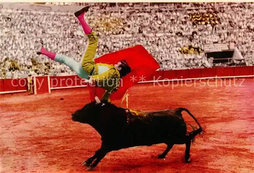 AK / Ansichtskarte  Stierkampf_Corrida_de_Toros_Bullfight La Fiesta de los Toros Spanien National fest 