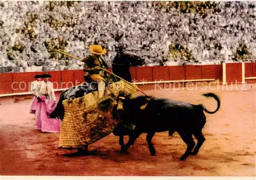 AK / Ansichtskarte  Stierkampf_Corrida_de_Toros_Bullfight Bull Fight Spanien National fest 