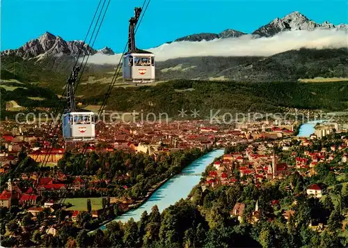 AK / Ansichtskarte 73889710 Seilbahn_Cable-Car_Telepherique Innsbruck 