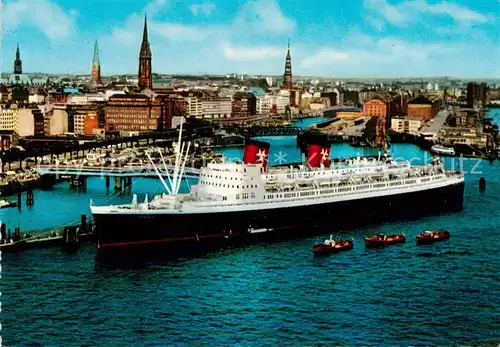 AK / Ansichtskarte  Dampfer_Oceanliner Hanseatic Hamburg Atlantik Line 