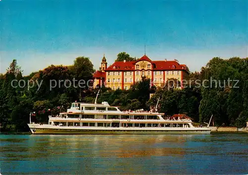 AK / Ansichtskarte  Dampfer_Binnenschifffahrt Muenchen Insel Mainau Bodensee 