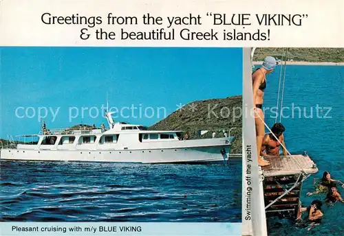 AK / Ansichtskarte 73889740 Dampfer_Binnenschifffahrt m/y Blue Viking  