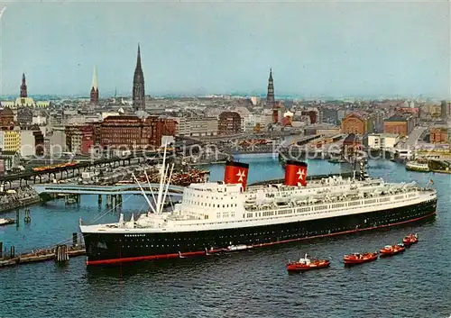 AK / Ansichtskarte  Dampfer_Oceanliner Hanseatic Hamburg-Atlantik Linie 