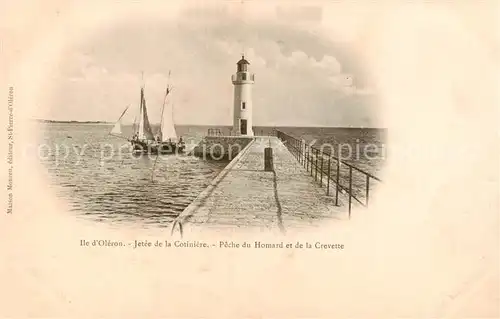 AK / Ansichtskarte 73889799 Leuchtturm_Lighthouse_Faro_Phare Ile d'Oleron Jetée de la Cotinière 
