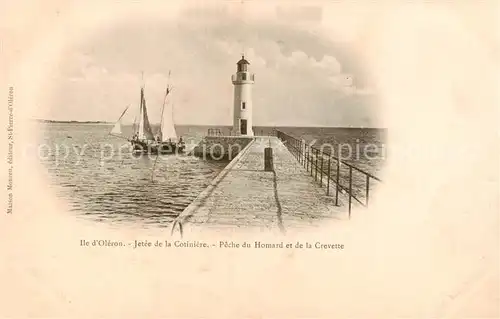 AK / Ansichtskarte  Leuchtturm_Lighthouse_Faro_Phare Ile d'Oleron Jetée de la Cotinière 