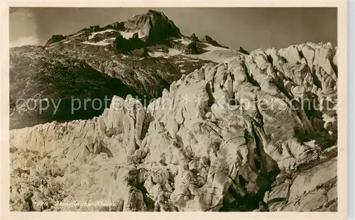 AK / Ansichtskarte  Gletscher Rhonegletscher absturz 