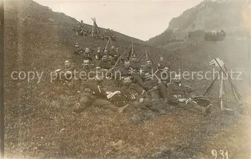 AK / Ansichtskarte 73889861 Militaria_Schweiz Soldaten Militaria Schweiz