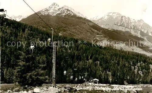 AK / Ansichtskarte  Sessellift_Chairlift_Telesiege Ehrwalder Alm 