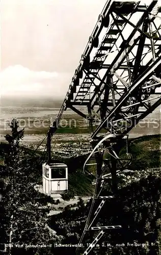 AK / Ansichtskarte 73889909 Seilbahn_Cable-Car_Telepherique Schauinsland Schwarzwald 