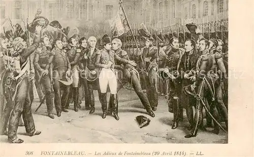 AK / Ansichtskarte  Napoleon_Bonaparte Fontainebleau  