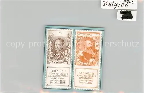 AK / Ansichtskarte  Adel_Belgien Leopold I Leopold II Adel Belgien