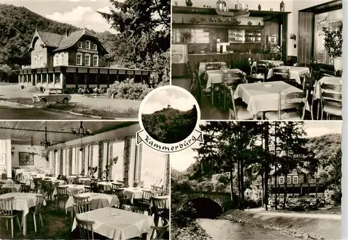 AK / Ansichtskarte 73890052 Ruedesheim_am_Rhein Waldgaststaette Pension Kammerburg Gastraeume 