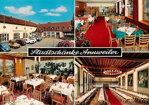 AK / Ansichtskarte 73890059 Annweiler_Trifels Stadtschaenke Annweiler Gastraeume Annweiler_Trifels