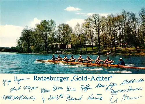 AK / Ansichtskarte  Ratzeburg Ratzeburger Gold Achter Ratzeburg