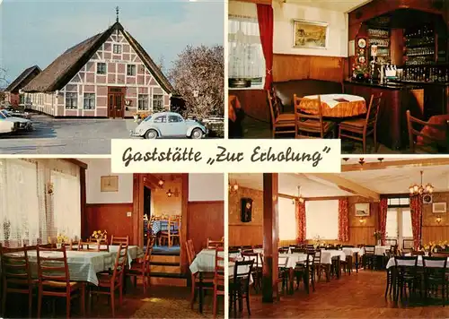 AK / Ansichtskarte  Jork Gaststaette Zur Erholung Speiserestaurant Gastraeume Jork