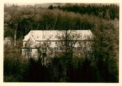 AK / Ansichtskarte 73890101 Maria_Laach__Kloster Jugendheim St Winfrid Treppenaufgang 