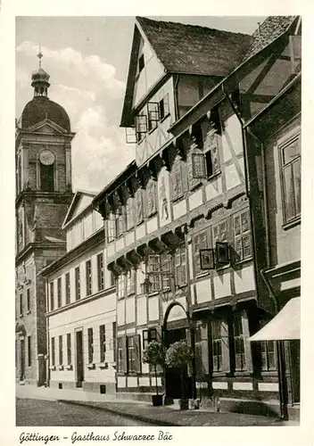 AK / Ansichtskarte  Goettingen__Niedersachsen Gasthaus Schwarzer Baer 