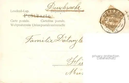 AK / Ansichtskarte  Jahreszahl_Year_Annee_Ano 1905 Glueck u. Segen Litho 