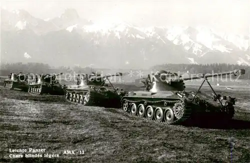 AK / Ansichtskarte 73890162 Militaria_Panzer_Tank_Char_d_Assaut Leichter Panzer AMX-13 