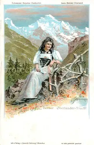 AK / Ansichtskarte  Steinmann_C._Nr. Nr. 2004 Berner Oberlaender Tracht Steinmann_C._Nr.