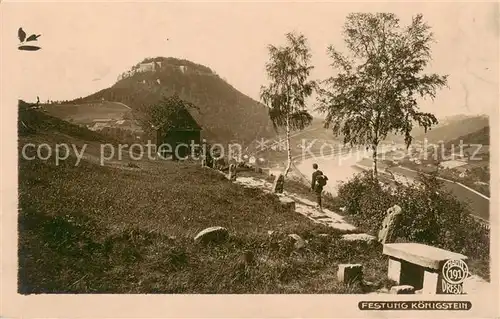 AK / Ansichtskarte  Foto_Hahn_Nr. Nr.191 Festung Koenigstein Saechs.Schweiz Foto_Hahn_Nr.