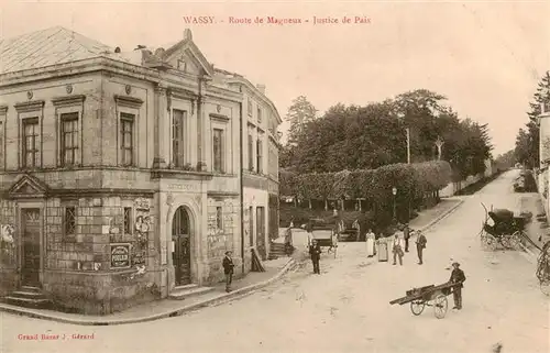 AK / Ansichtskarte  Wassy_52_Haute-Marne Route de Magneux Justice de Paix 