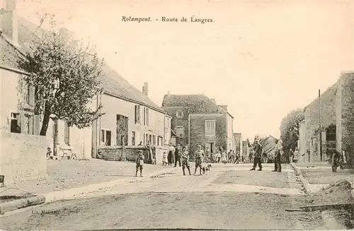 AK / Ansichtskarte  Rolampont_52-Haute-Marne Route de Langres 