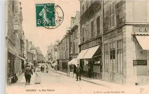 AK / Ansichtskarte  Langres_52_Haute-Marne Rue Diderot 