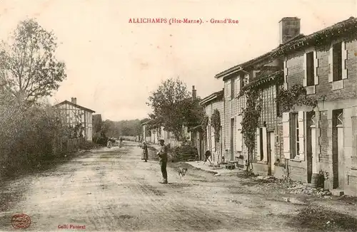 AK / Ansichtskarte  Allichamps_52_Haute-Marne Grande Rue 