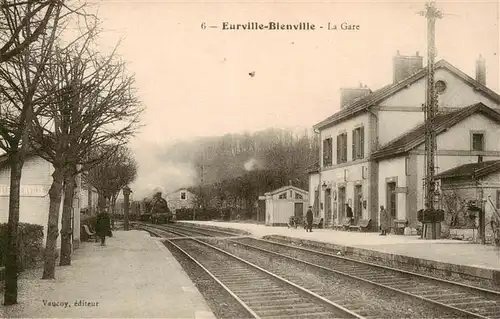 AK / Ansichtskarte  Eurville-Bienville_52_Haute-Marne La Gare Bahnhof 