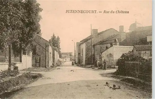 AK / Ansichtskarte  Juzennecourt_52_Haute-Marne Rue du Château 