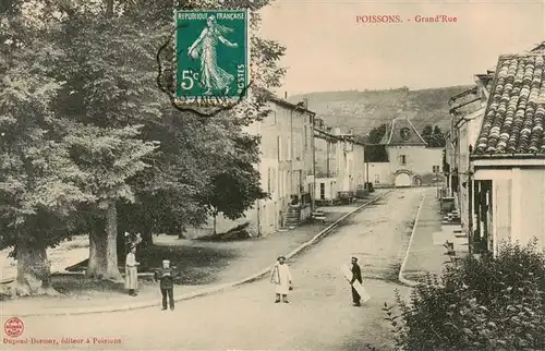 AK / Ansichtskarte  Poissons_52_Haute-Marne Grande Rue 