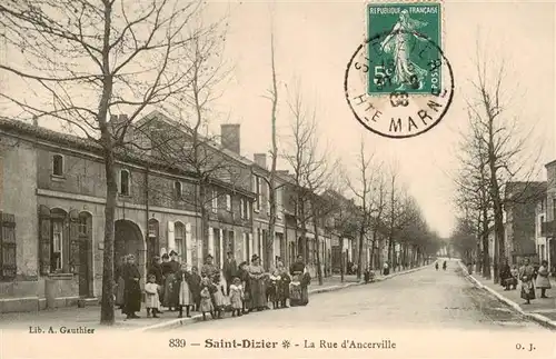 AK / Ansichtskarte  Saint-Dizier_52_Haute-Marne Rue d Ancerville 