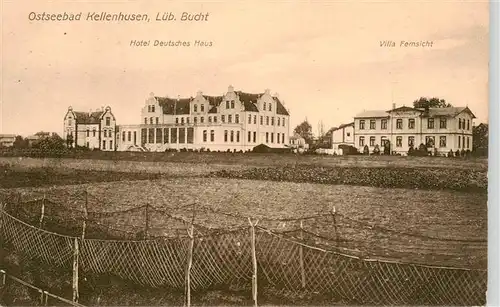 AK / Ansichtskarte  Kellenhusen_Ostseebad Hotel Deutsches Haus Villa Fernsicht Kellenhusen_Ostseebad