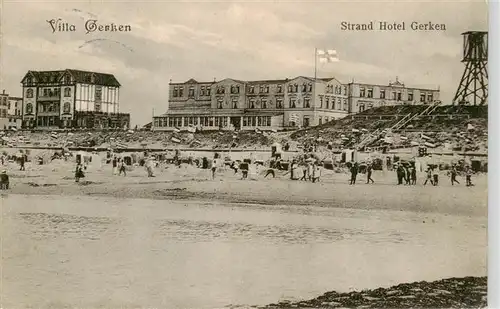 AK / Ansichtskarte 73890302 Wangeroog_Wangerooge_Nordseebad Strand Hotel Gerken Villa Gerken 