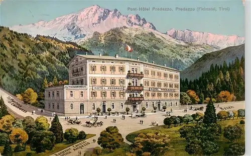 AK / Ansichtskarte  Predazzo_Pardatsch_Trento_IT Post Hôtel Predazzo Fleimstal Alpen 